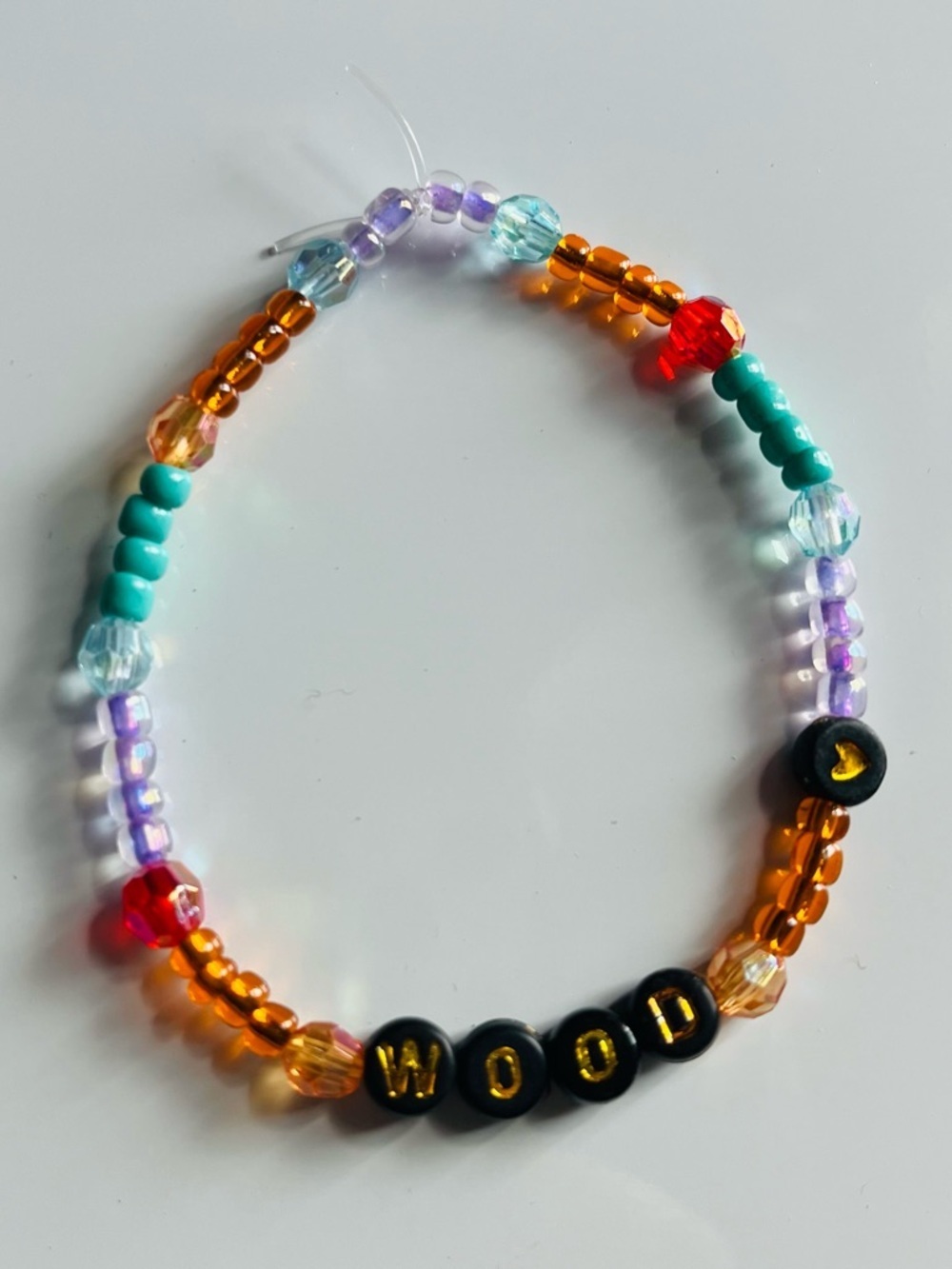 Taylor Swift Friendship Bracelet Showgirl Wood